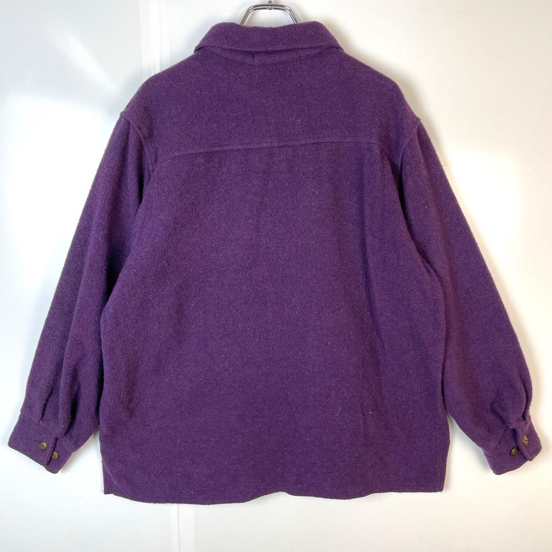 USA製　LD BURKE OF SANTA FE ウール　ジップアップシャツ
