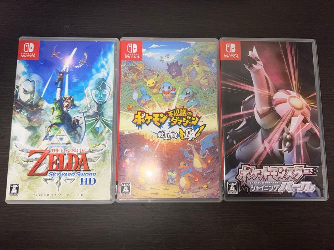 ゼルダの伝説 ポケモン　シャイニングパール　不思議のダンジョン　セット