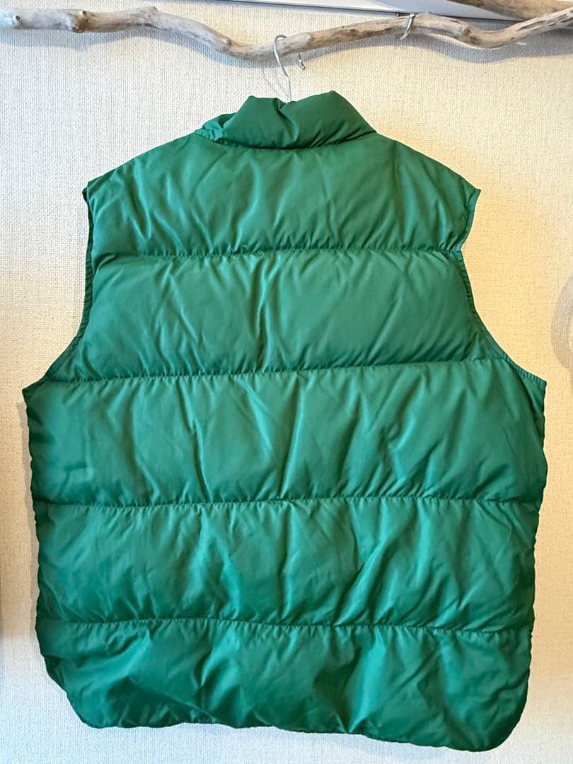 L.L.Bean グリーンダウンベスト Lサイズ