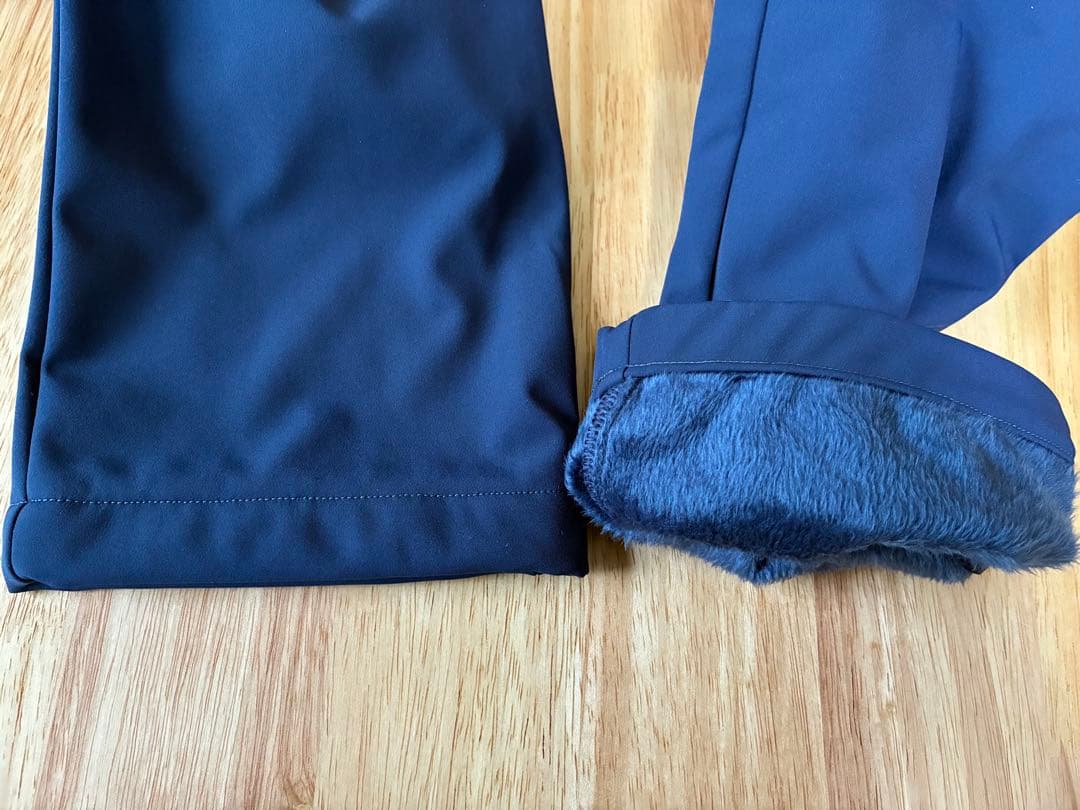 adidas ゴルフ　EX ストレッチ　防風　ボンディングパンツ　ネイビー
