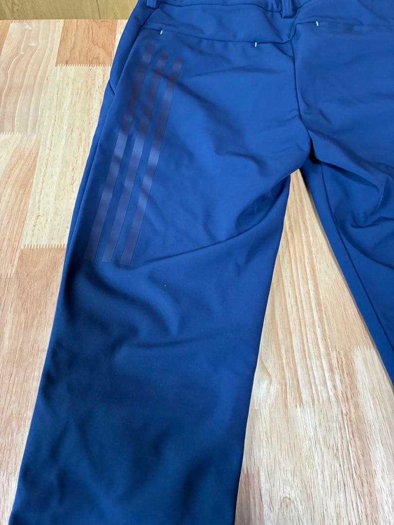 adidas ゴルフ　EX ストレッチ　防風　ボンディングパンツ　ネイビー