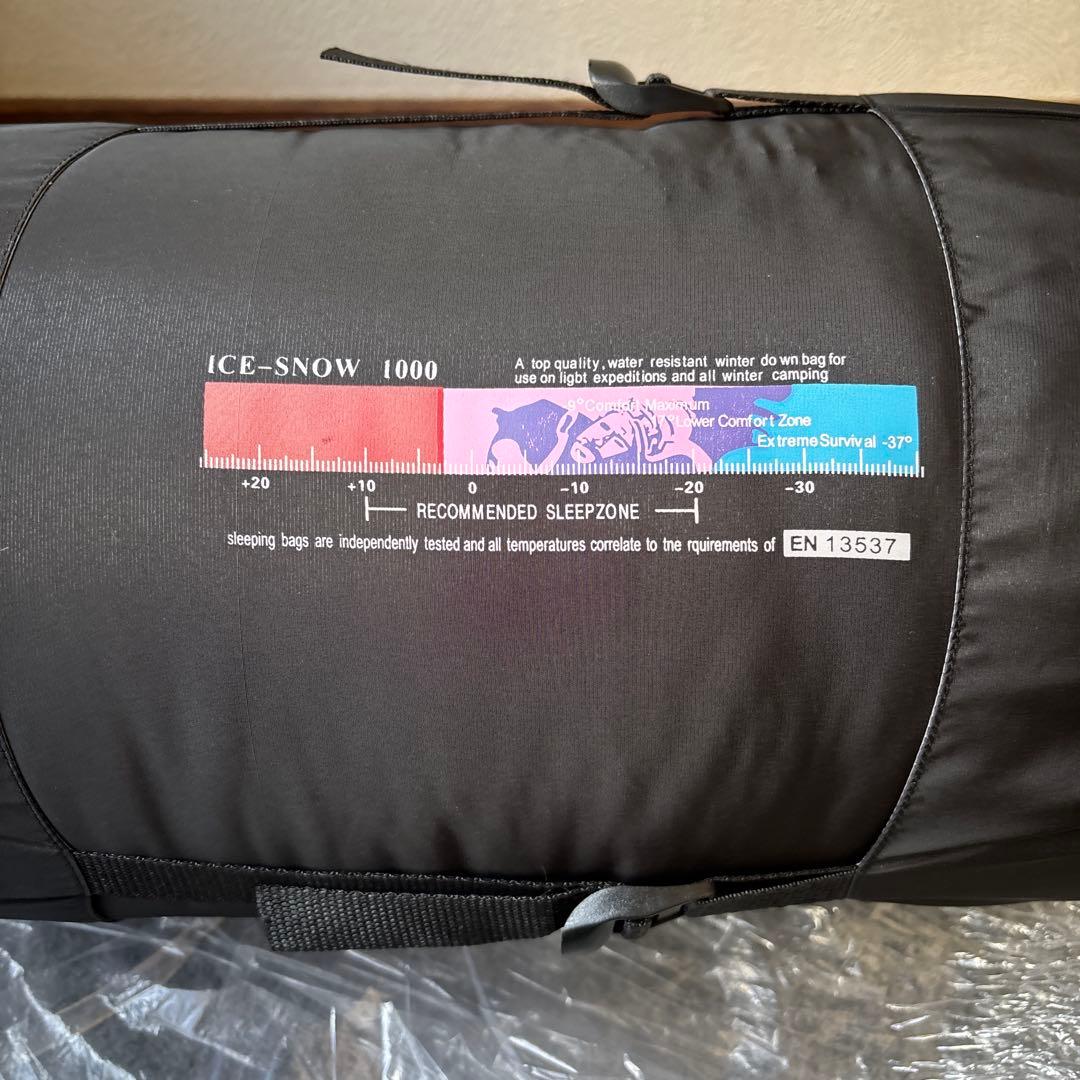 ICE- 1000 寝袋 新品未使用　防災野外キャンプ