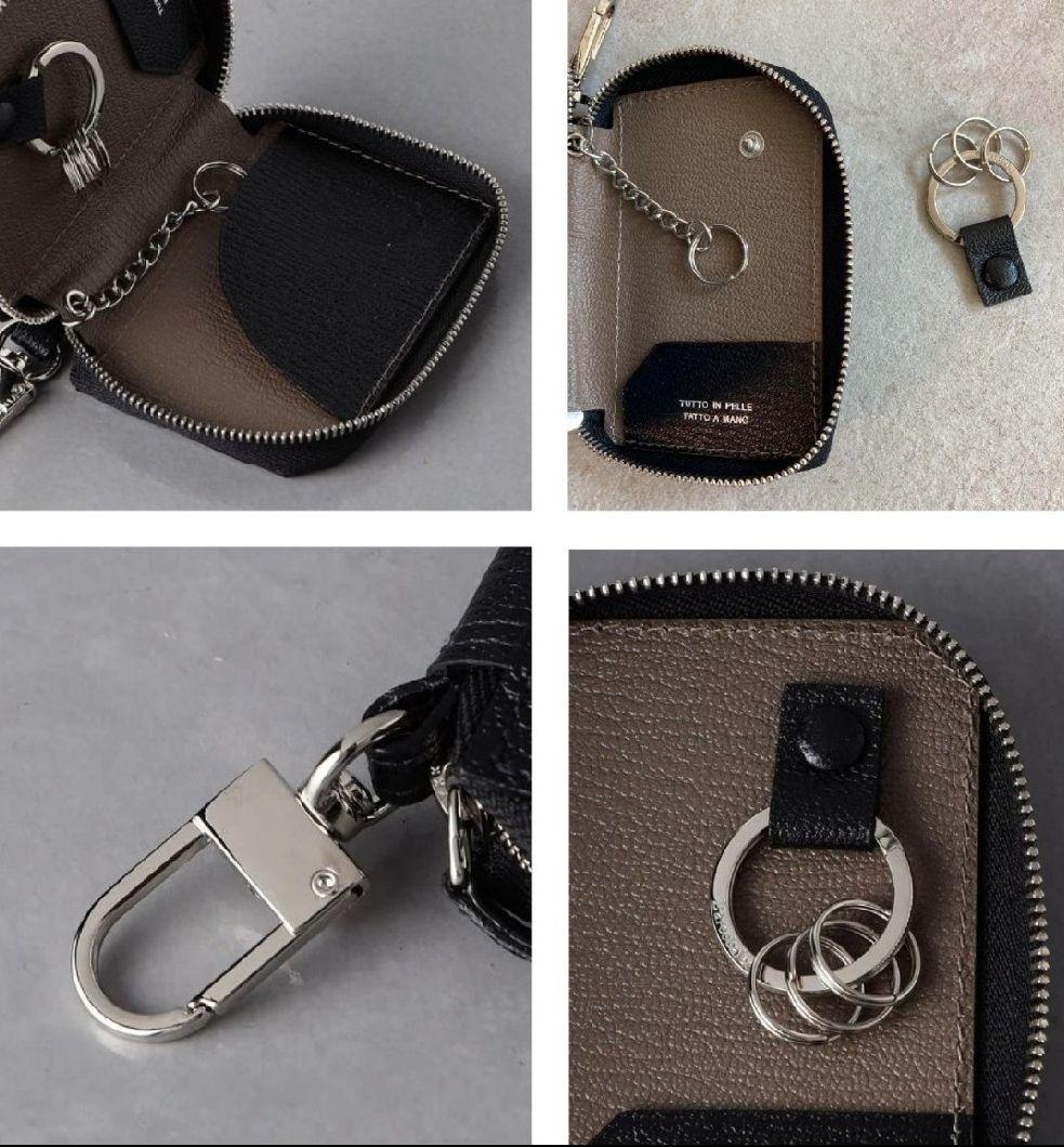 いつき 美品 ラルコバレーノ スマートWキーケース