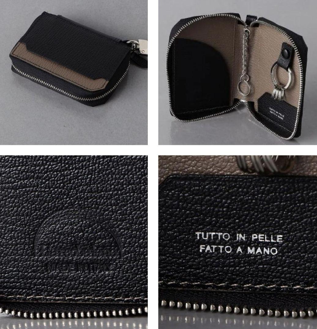 いつき 美品 ラルコバレーノ スマートWキーケース