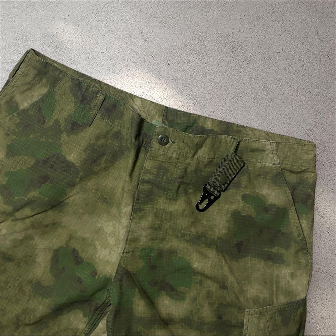【極太】米軍ACUカーゴパンツW41A-TACS FGデジカモモザイク迷彩バギー