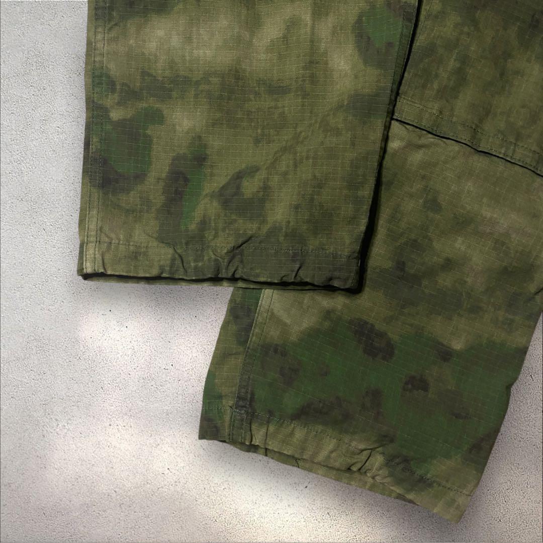 【極太】米軍ACUカーゴパンツW41A-TACS FGデジカモモザイク迷彩バギー