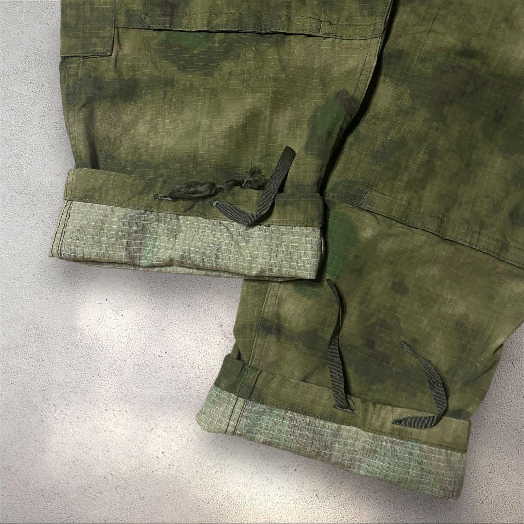 【極太】米軍ACUカーゴパンツW41A-TACS FGデジカモモザイク迷彩バギー