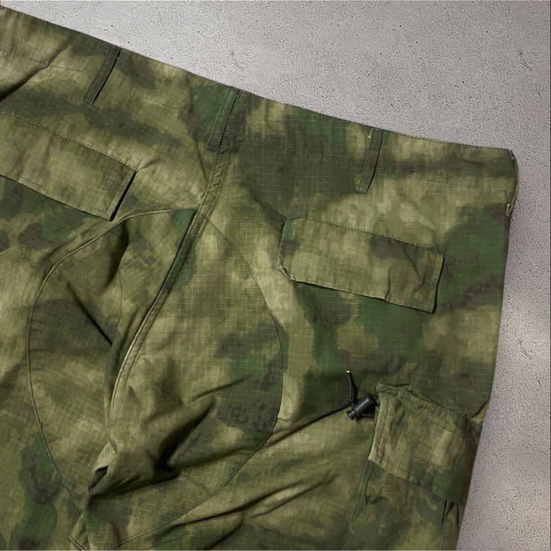 【極太】米軍ACUカーゴパンツW41A-TACS FGデジカモモザイク迷彩バギー