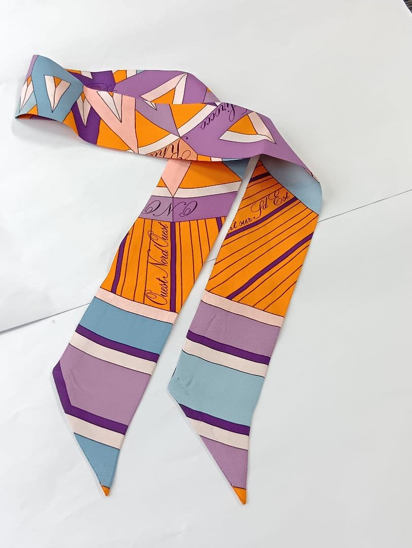 234 HERMES エルメス ツイリー シルク