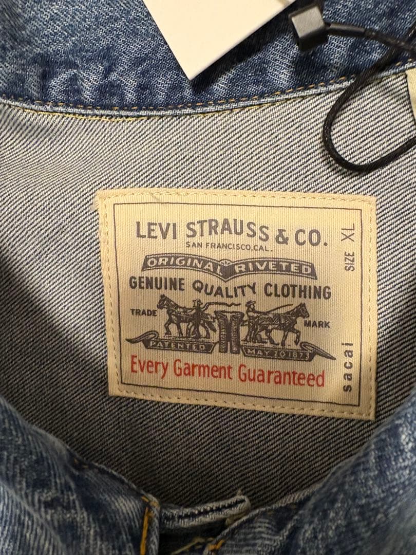 N*o様 sacai Levi's デニムジャケット　サイズ4