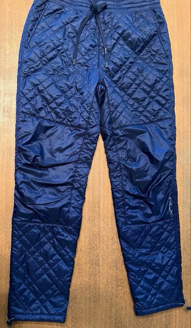 RLX Ralph Lauren ネイビー M キルティングパンツ