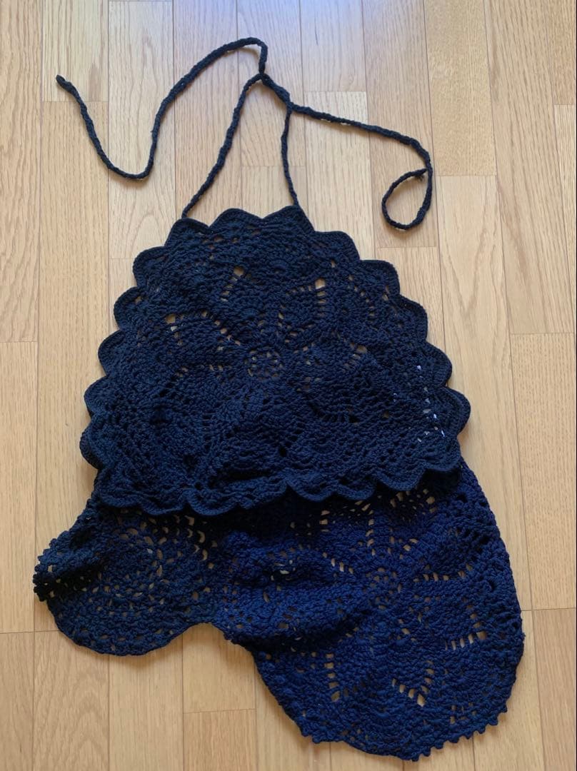 oll kyoto Emma crochet bustier クロシェニット