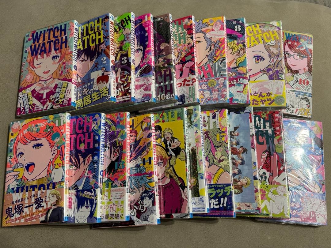 WITCH WATCH ウィッチウォッチ　篠原健太　全巻　初版　帯付き