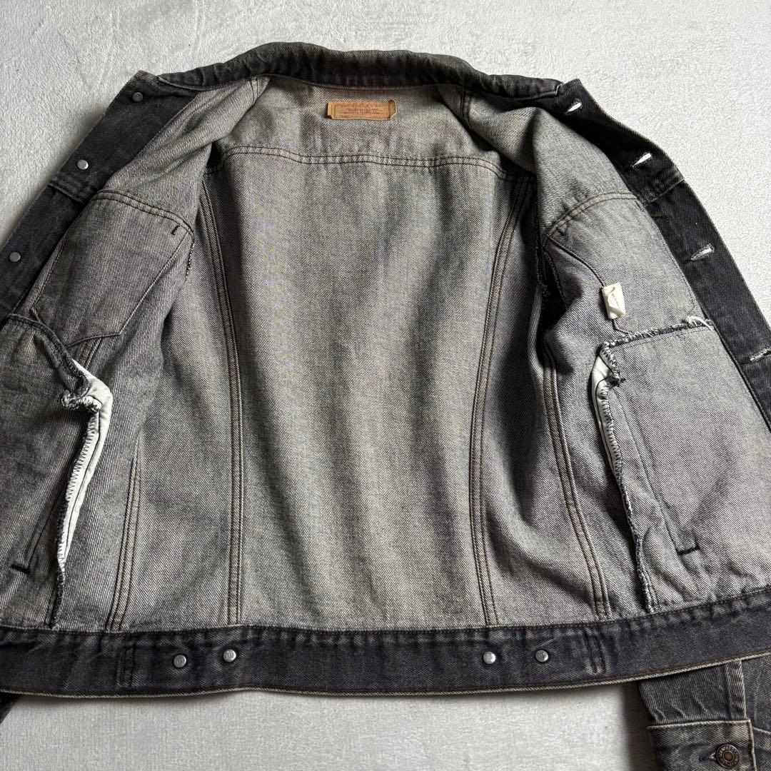 Levi's 80s USA製 70506 先染めブラック　デニムトラッカー