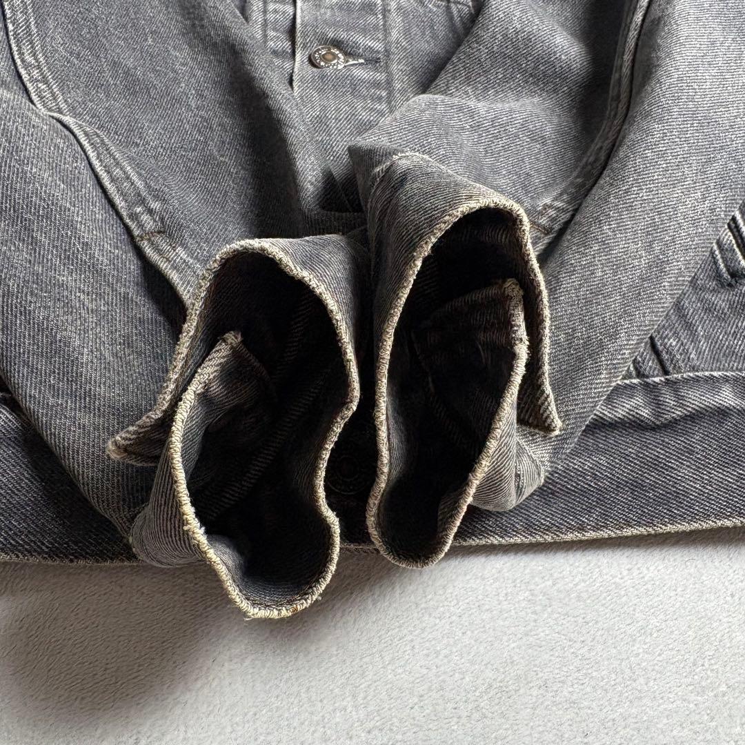 Levi's 80s USA製 70506 先染めブラック　デニムトラッカー