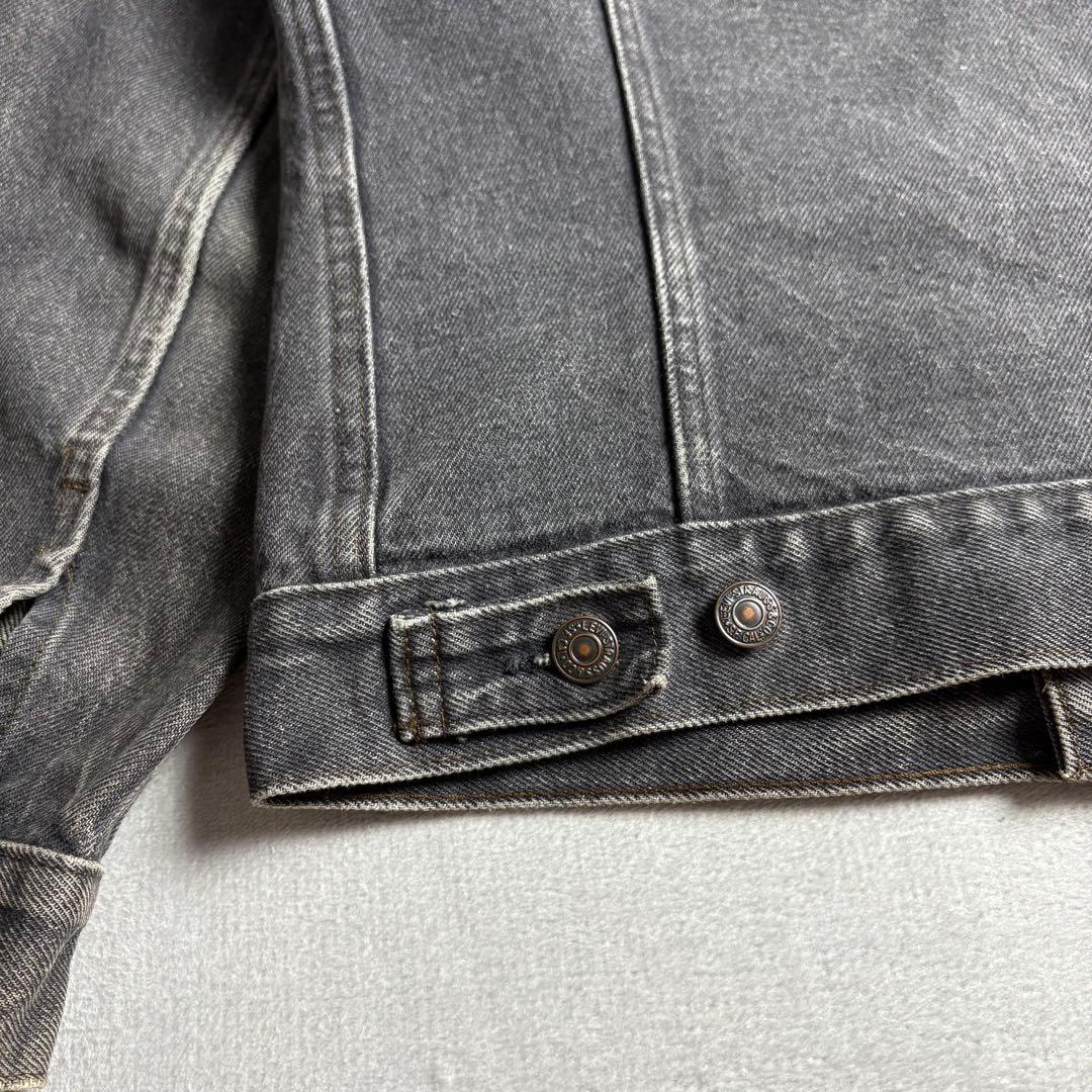 Levi's 80s USA製 70506 先染めブラック　デニムトラッカー