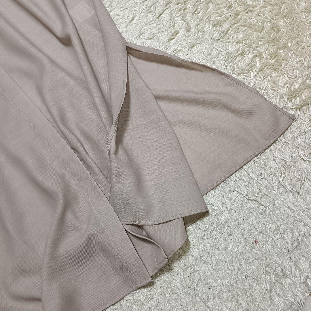 【美品】セオリーリュクス バンドカラー 洗えるシャツドレス ワンピース 38