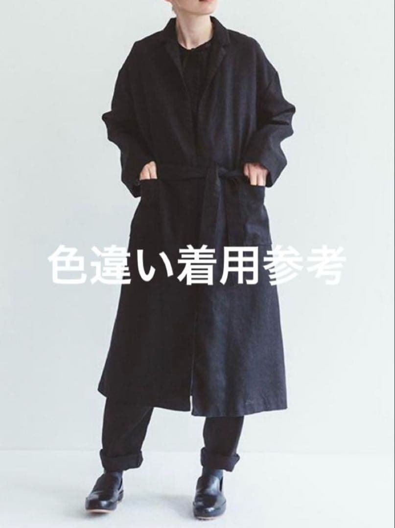 美品　定価30800円　フォグリネンワーク　リネンコート