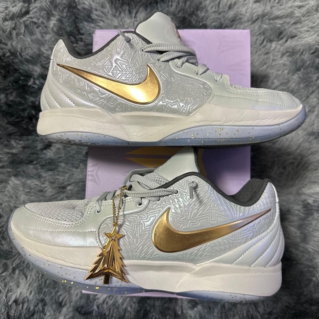 Nike 12AM バスケットボールシューズ ホワイト/グレー