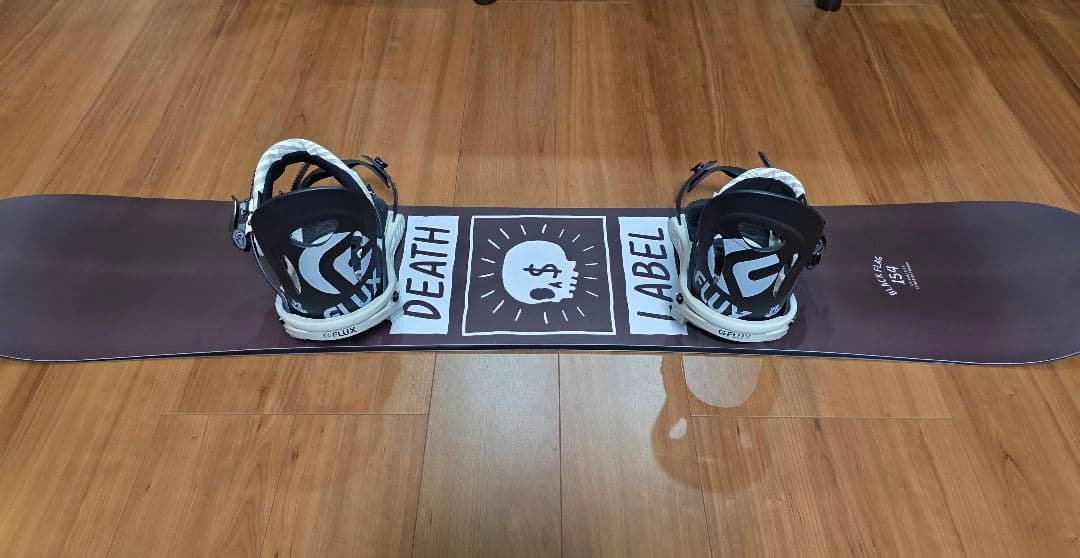 DEATH LABEL 板 FLUX バインディング付き