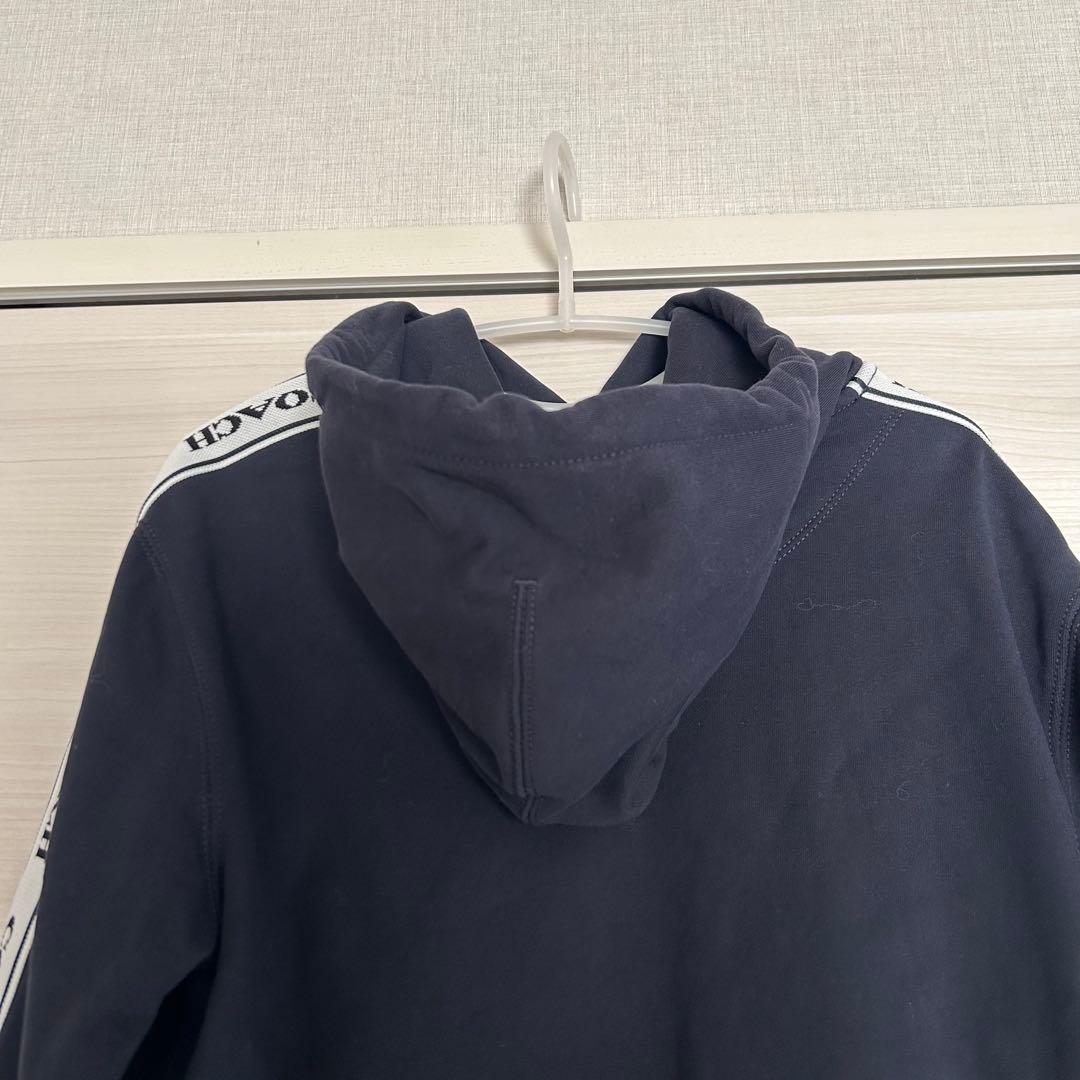 COACH コーチ サイドライン ロゴパーカー ネイビー