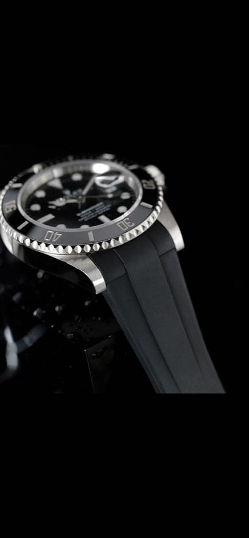 【極美品】ROLEX サブマリーナ用 RUBBER B ラバーベルト　付属品完備