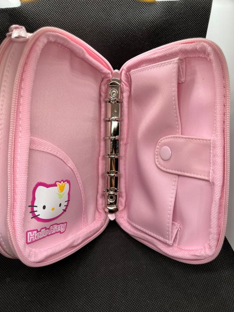 【新品未使用】ハローキティ　システムバインダー　カオハナ　6穴バインダー
