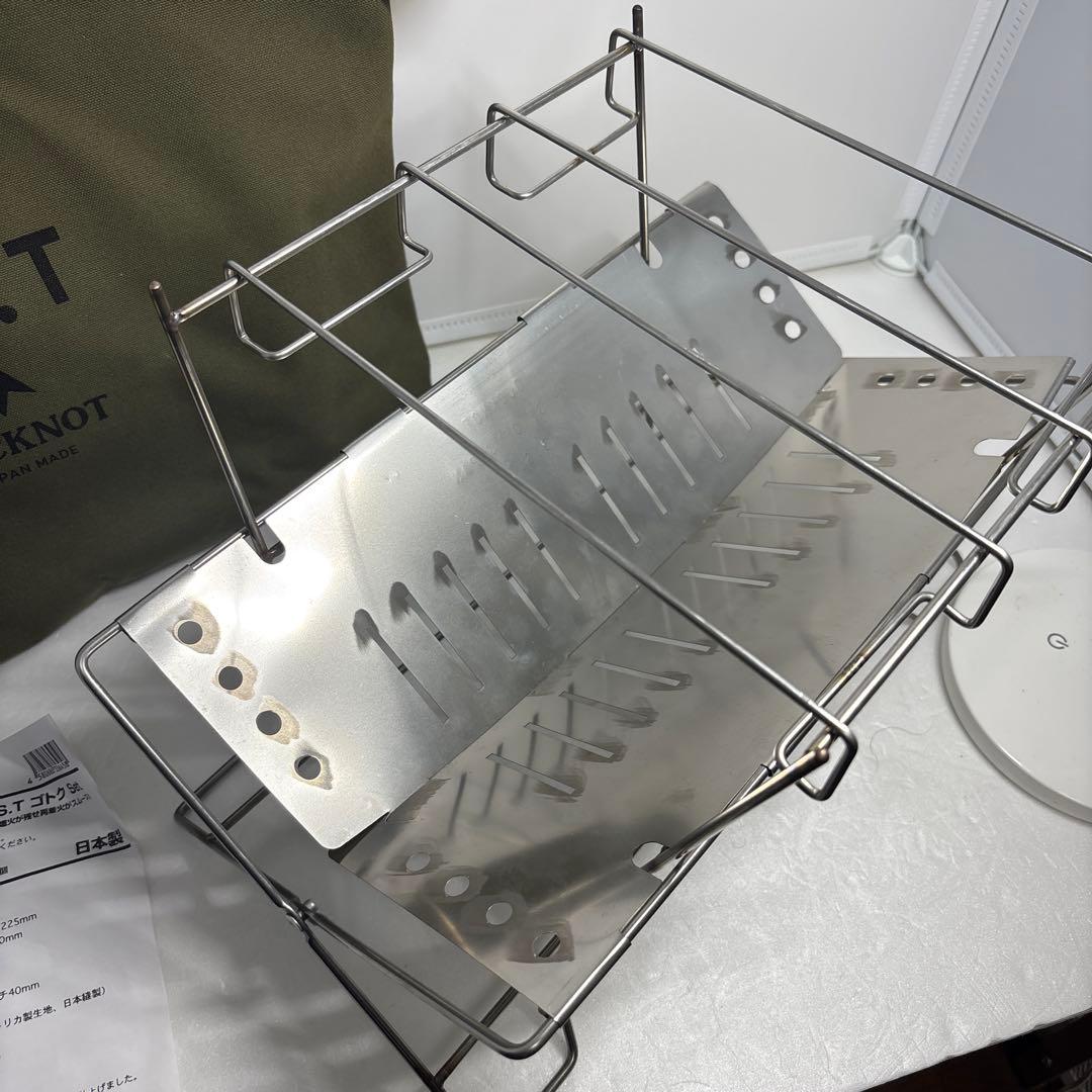 DUCKNOT 焚き火台 B.S.T ゴトクSET ソロ コンパクト 軽量