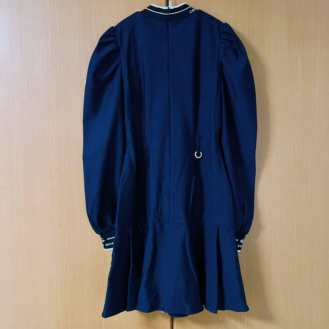 【新品タグ付き】裏起毛ロゴデザインワンピース 38 CELFORD GOLF