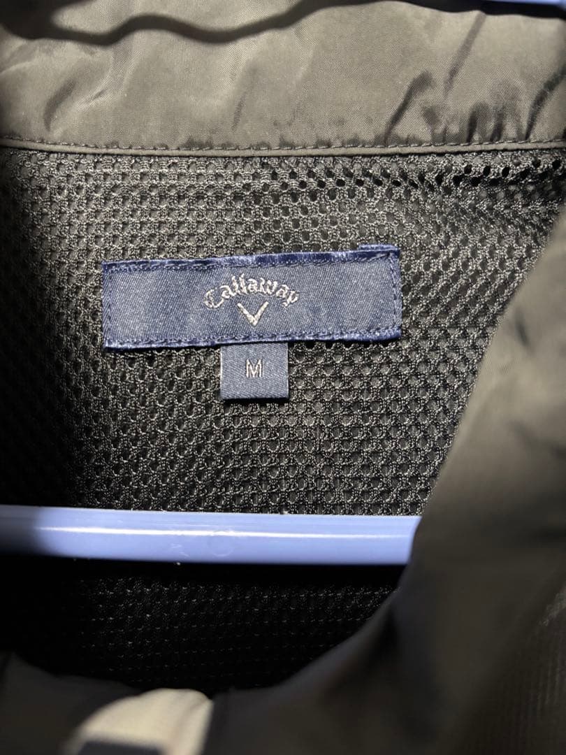 ✨Callaway ストレッチミニリップハーフジップブルゾン Mサイズ　ブラック