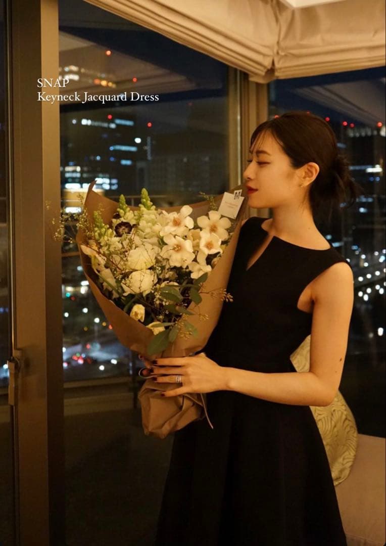 laubeblanc Keyneck Jacquard Dress M【新品】