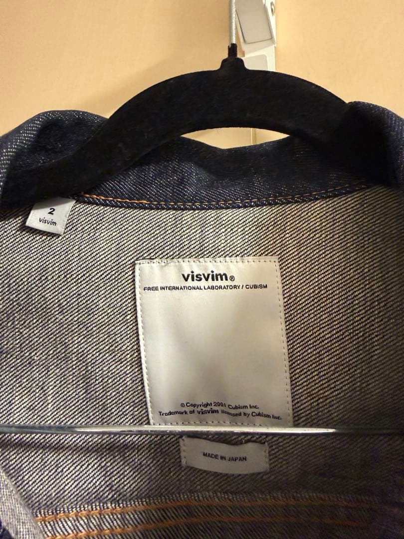 【美品】visvim デニムジャケット　サイズ2