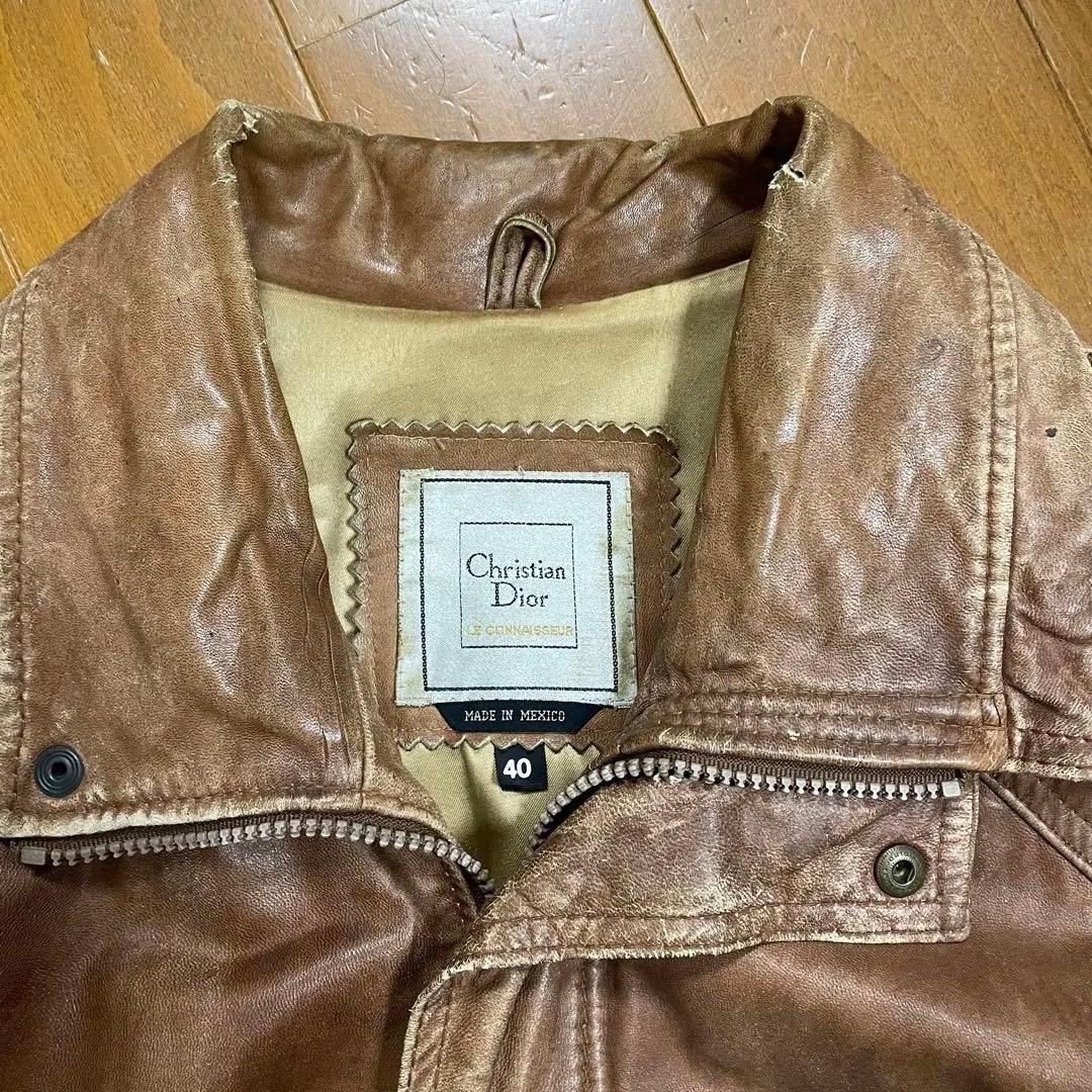 か*ず様 Christian Dior LE CONNAISSEUR 革ジャン