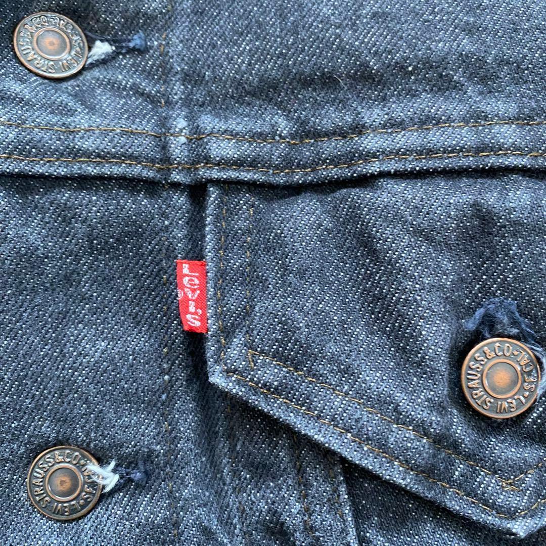 SPECIAL LEVI’S usa製 70506 先染めブラック 濃黒 美品