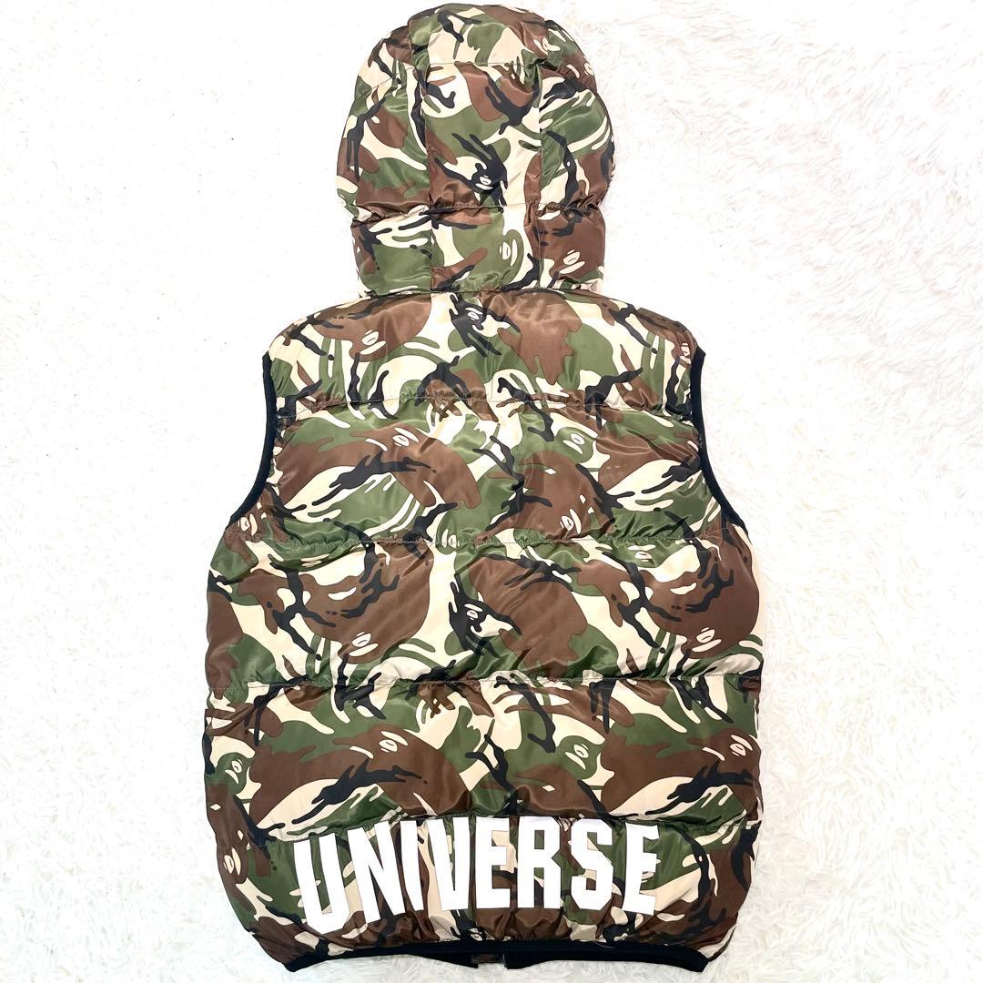 【タグ付き】A BATHING APE 迷彩 カモフラージュ ダウンベスト XL