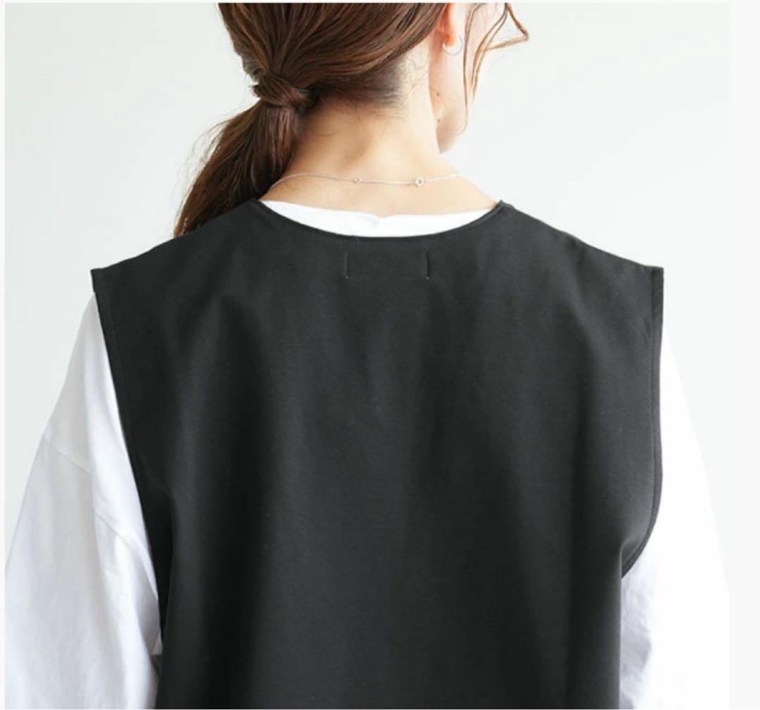 【新品、未使用】 solamonat モッツァレラストレッチ Vネックベスト