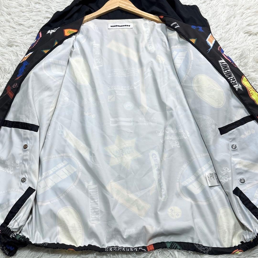 美品⭐️ディセンバーメイ ジャケット XL ゴルフ ウェア アウター 防風 総柄
