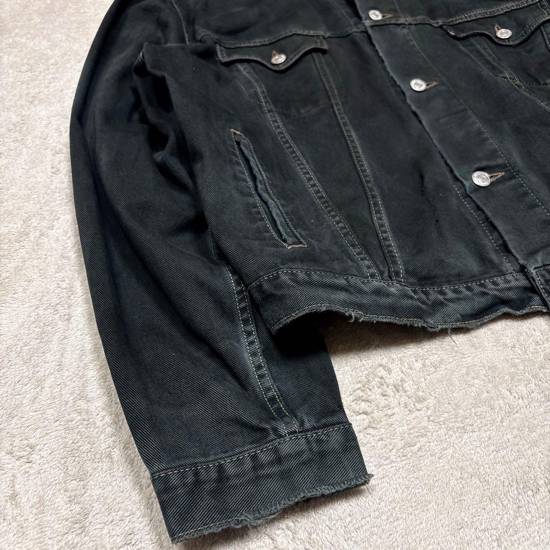 雰囲気◎XXL リーバイス 71165ブラックフェード デニムジャケット常田大希