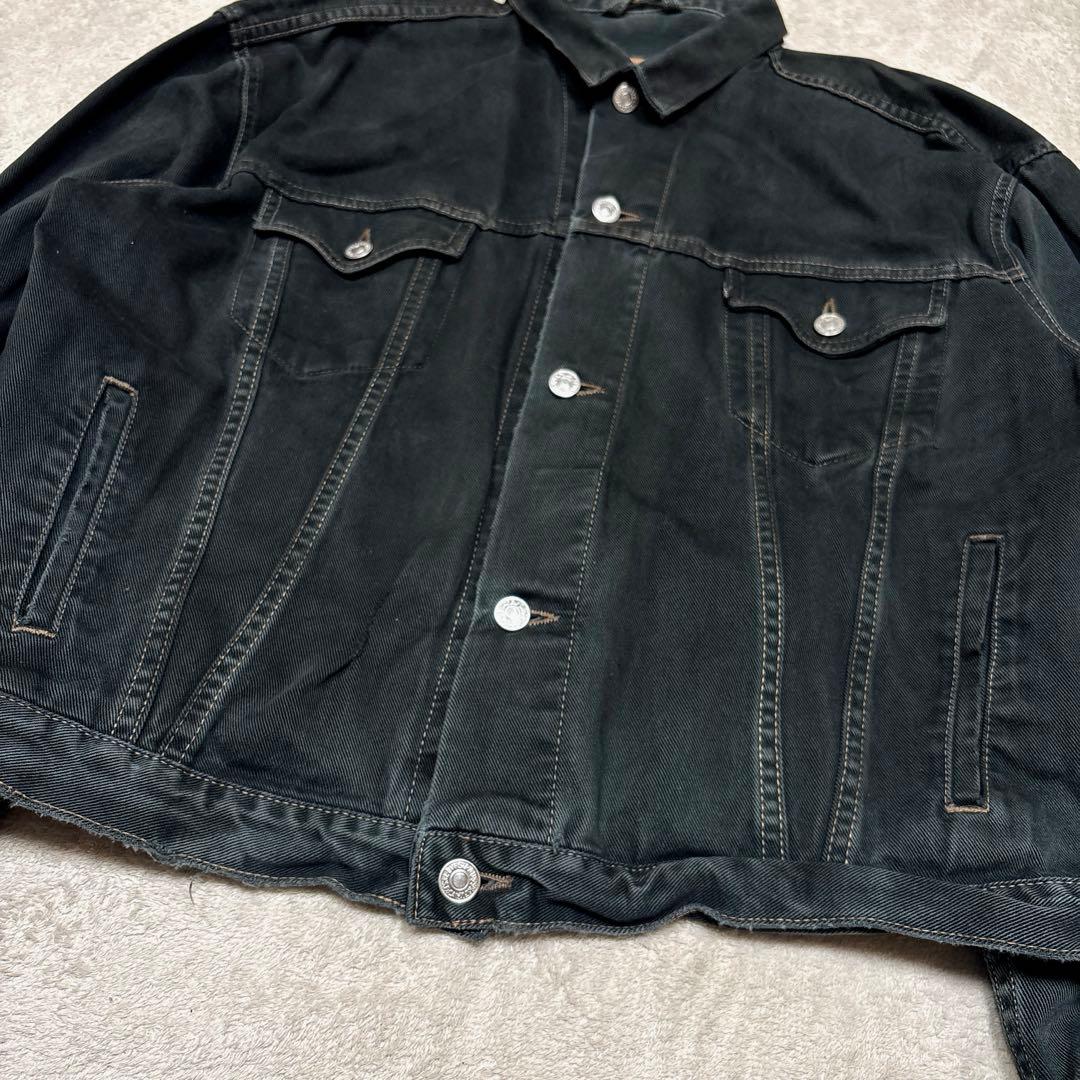 雰囲気◎XXL リーバイス 71165ブラックフェード デニムジャケット常田大希