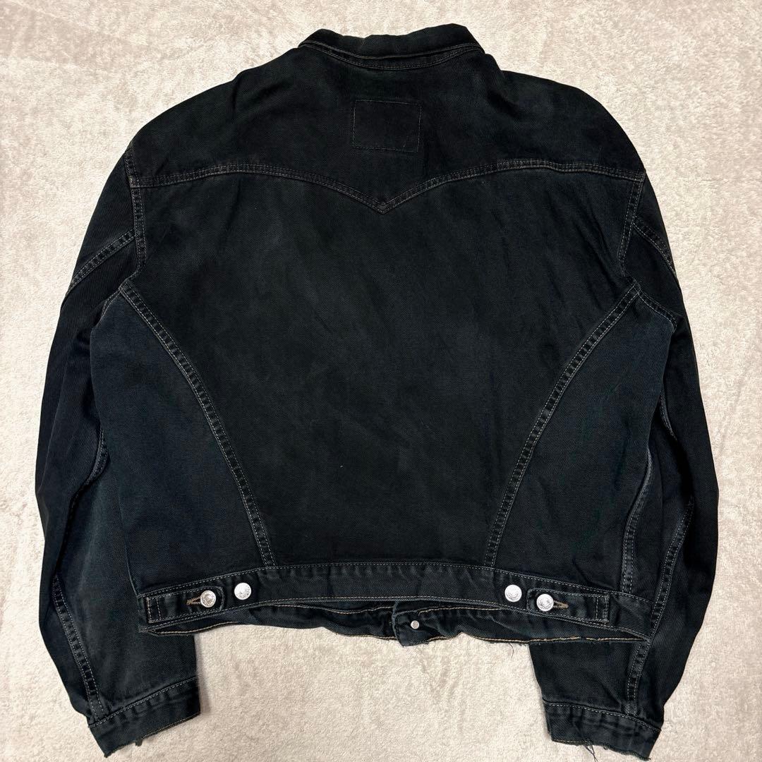 雰囲気◎XXL リーバイス 71165ブラックフェード デニムジャケット常田大希