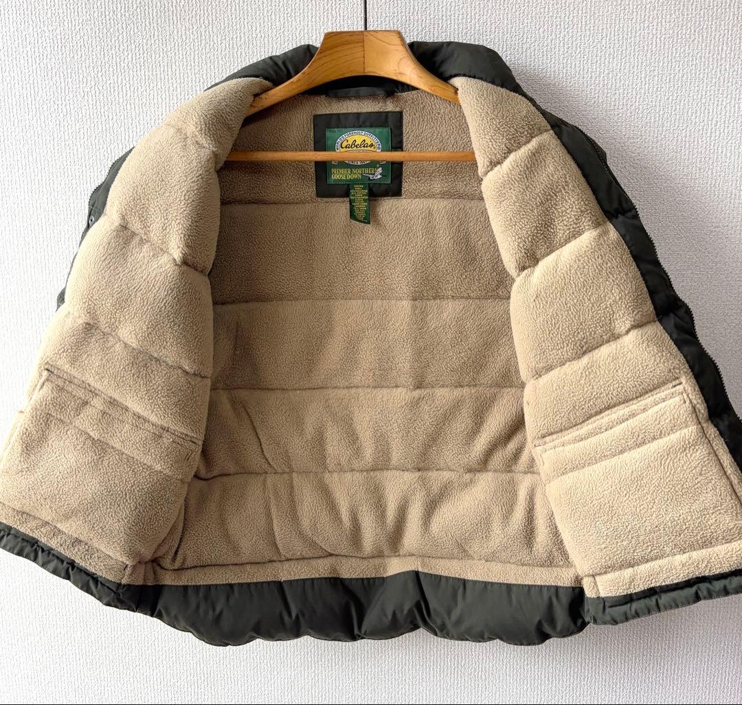 Cabela's ダウン ベスト L カベラス グースダウン 90s00s