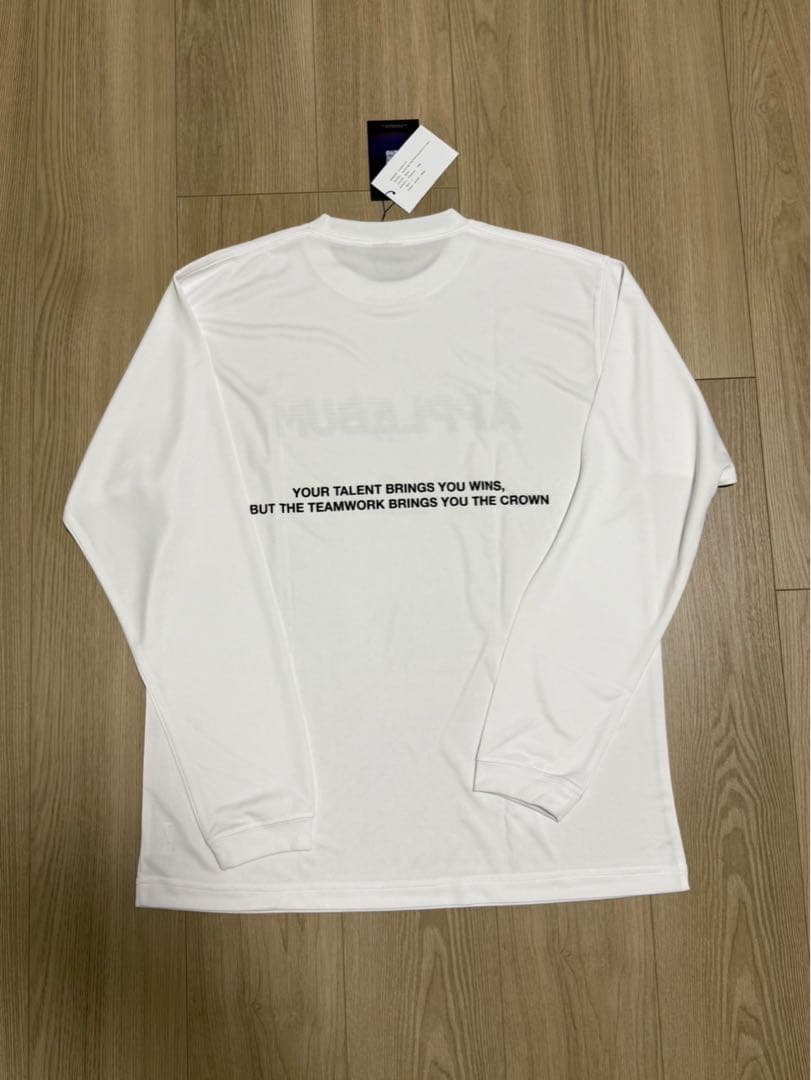 APPLEBUM 長袖Tシャツ meshホワイト
