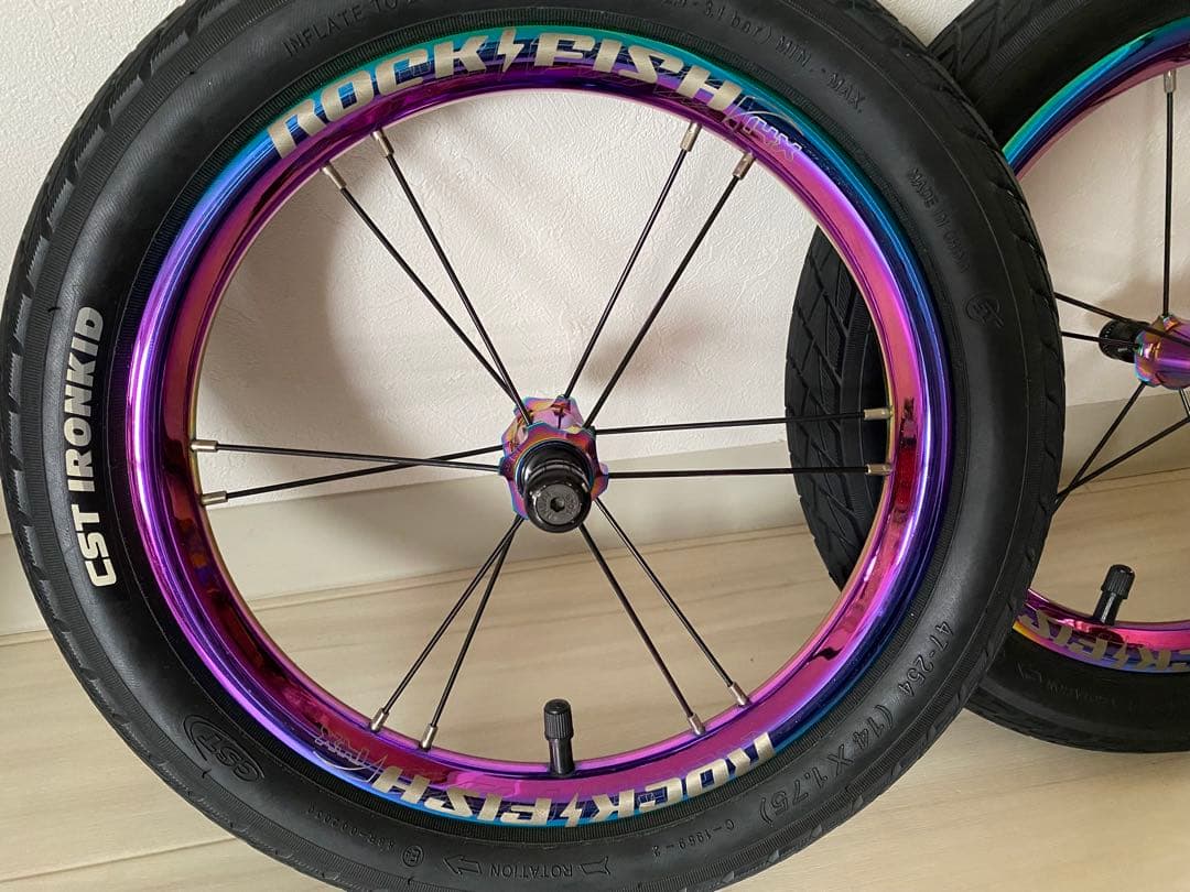 希少！ストライダー14x用 ROCK FISH マジョーラ軽量アルミホイール