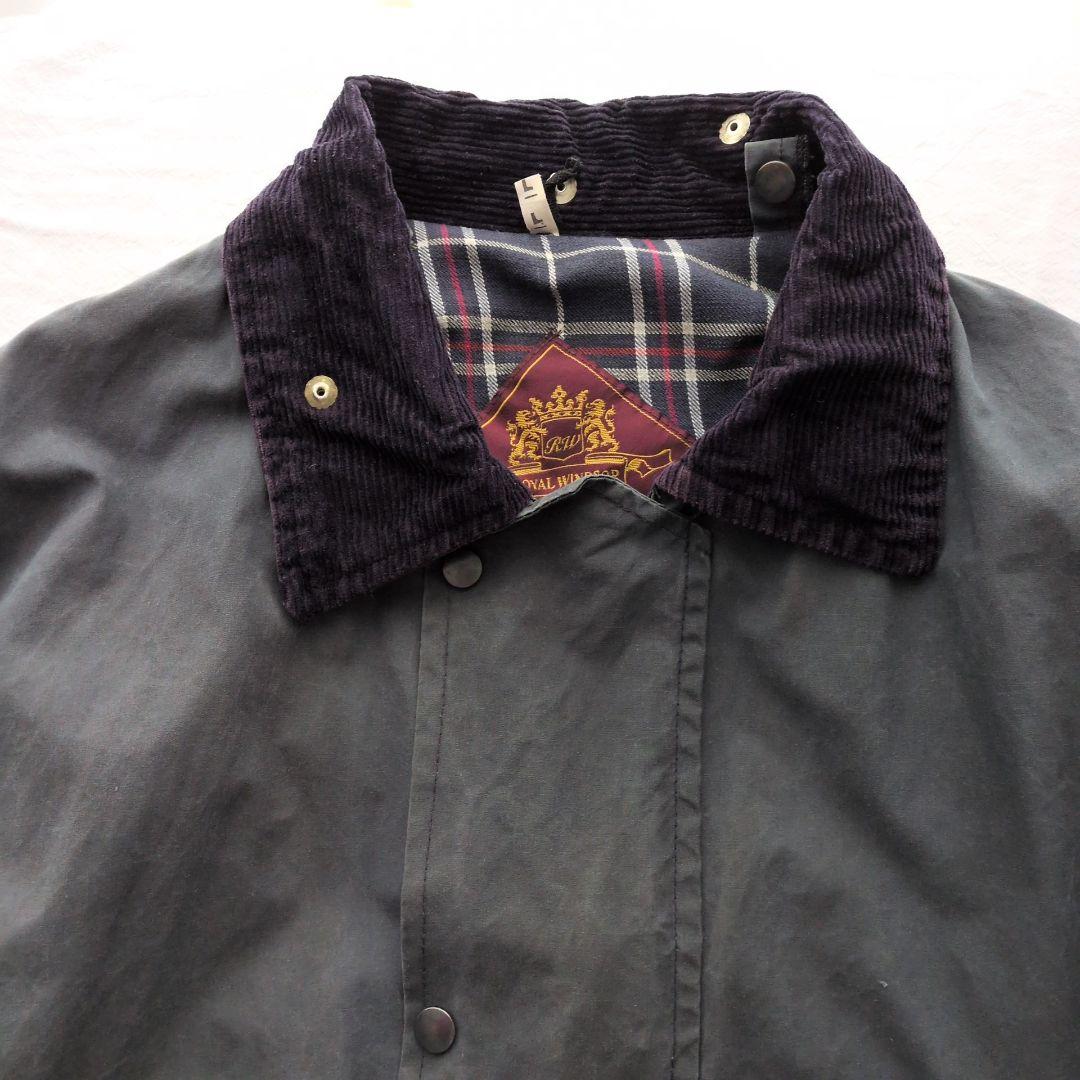 90s 英国製  WINDSOR オイルドジャケット L 雰囲気抜群