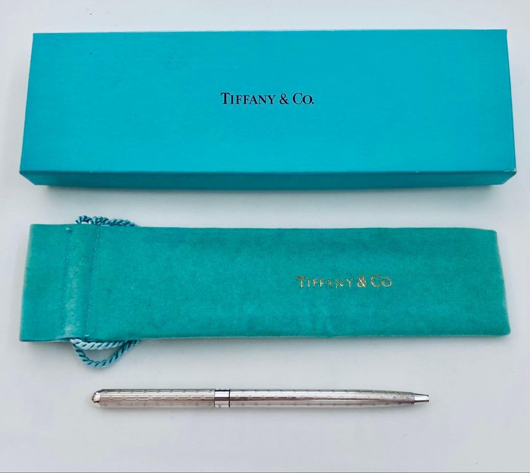 レア◆ティファニー純銀ボールペンフィッシュ シルバー925 Tiffany 美品