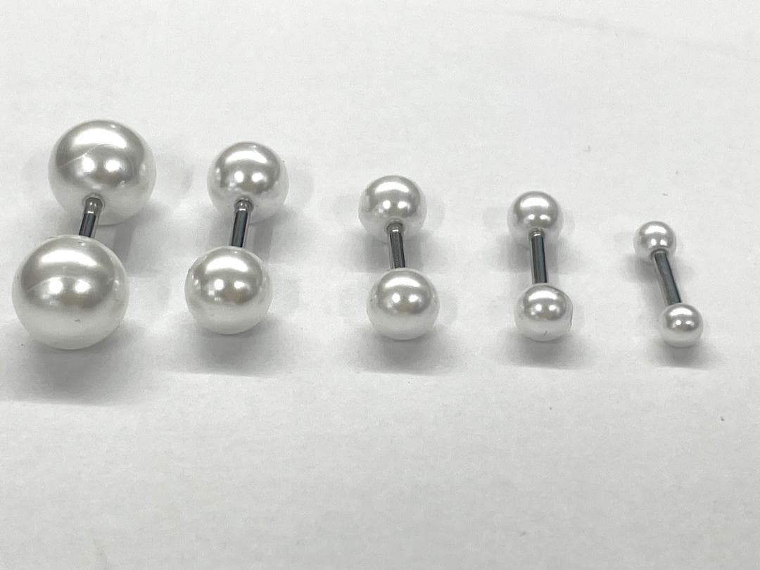 16G 4mm パールC　合計8点　6mm 16Gで