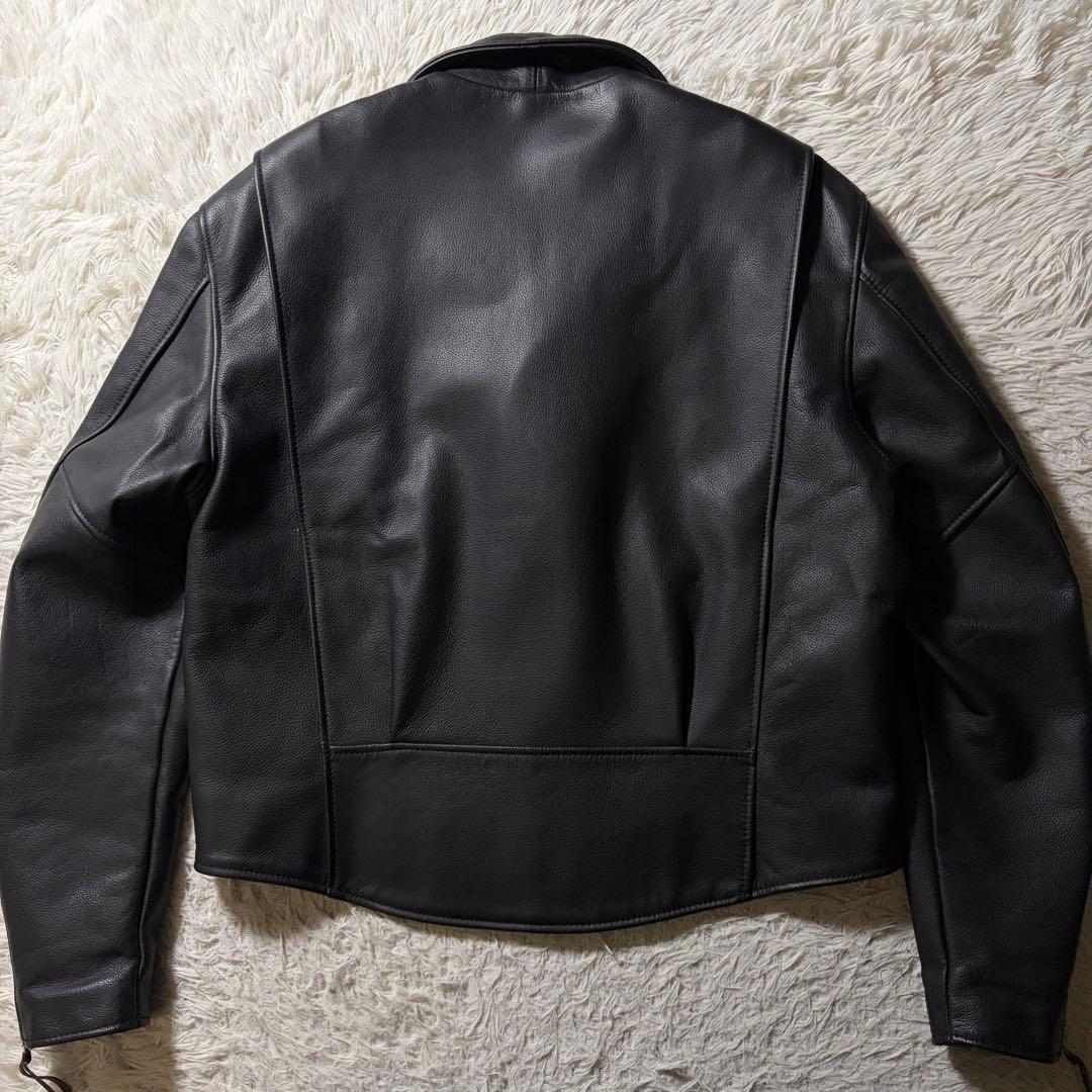 c*o様 美品■ハーレーダビッドソン　ライダースジャケット　ダブル　本革　ブラッ
