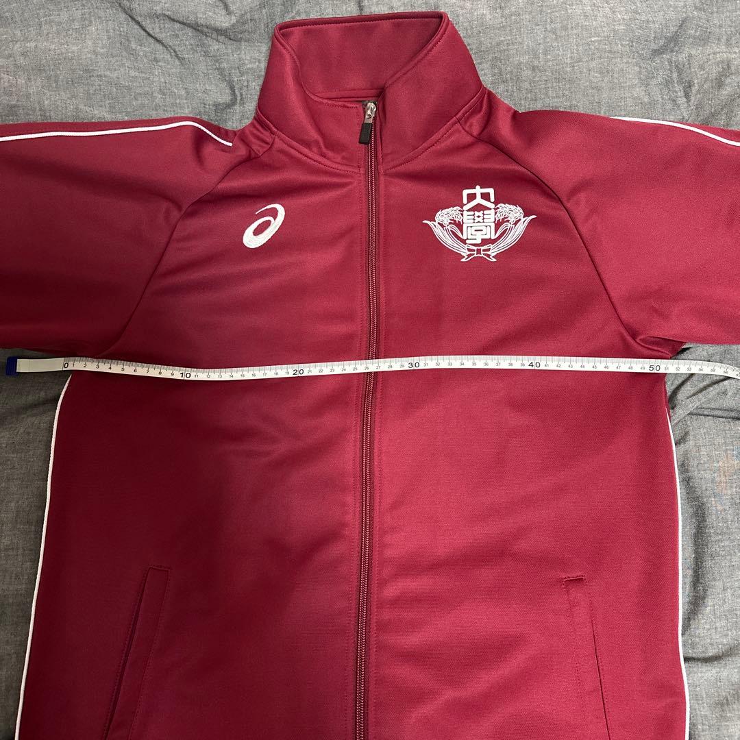 【美品】　早稲田大学　ア式蹴球部　ジャージ　上下　アシックス　L 大学サッカー