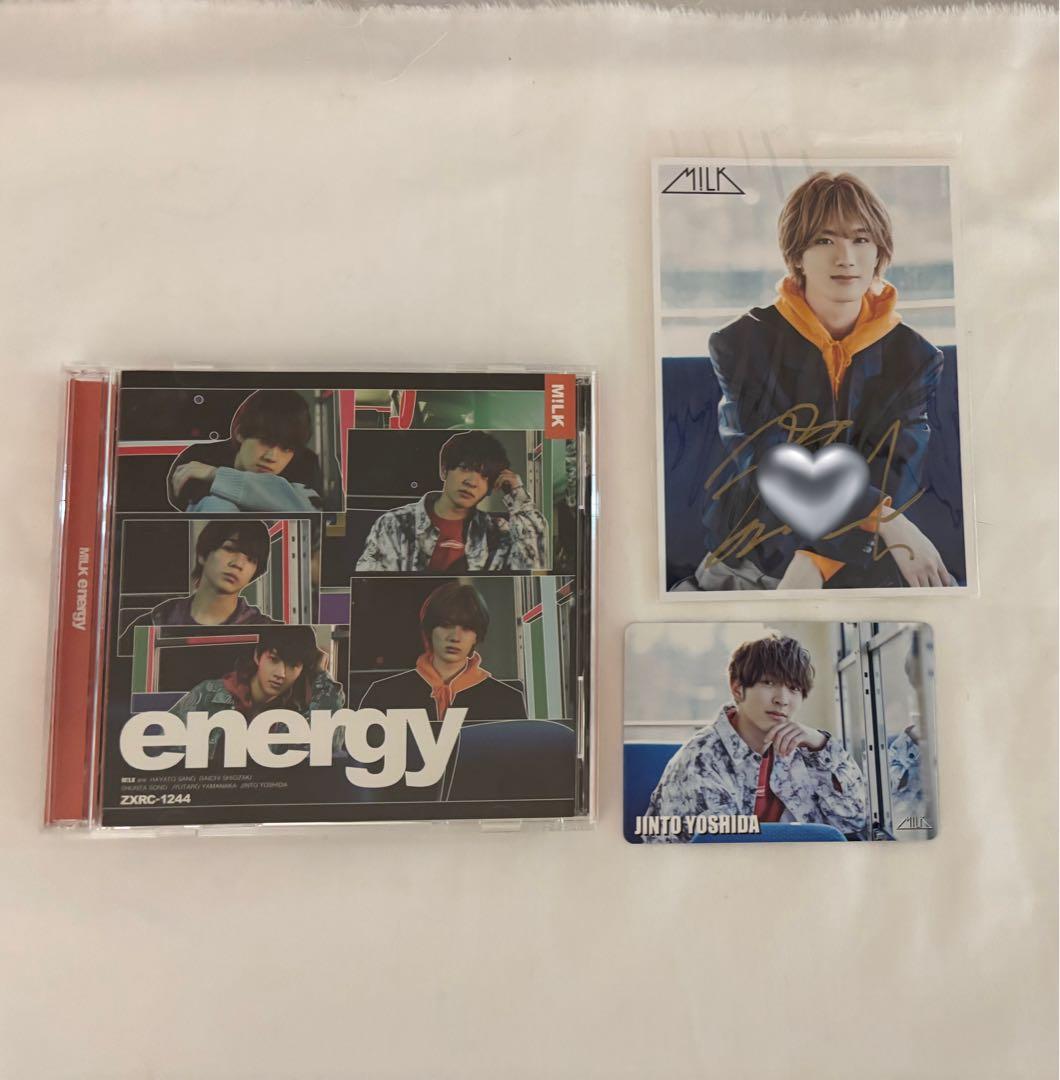 M!LK energy FC限定盤　山中柔太朗　サイン
