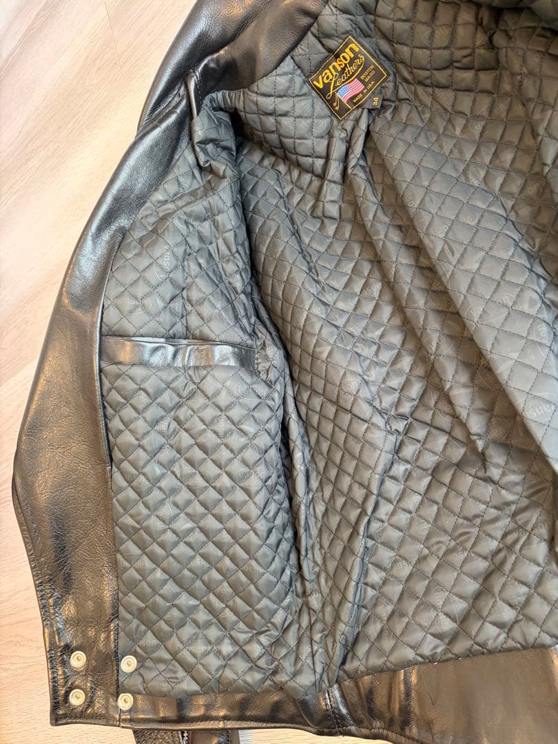 VANSON バンソン ダブルライダース レザージャケット USA製 サイズ34